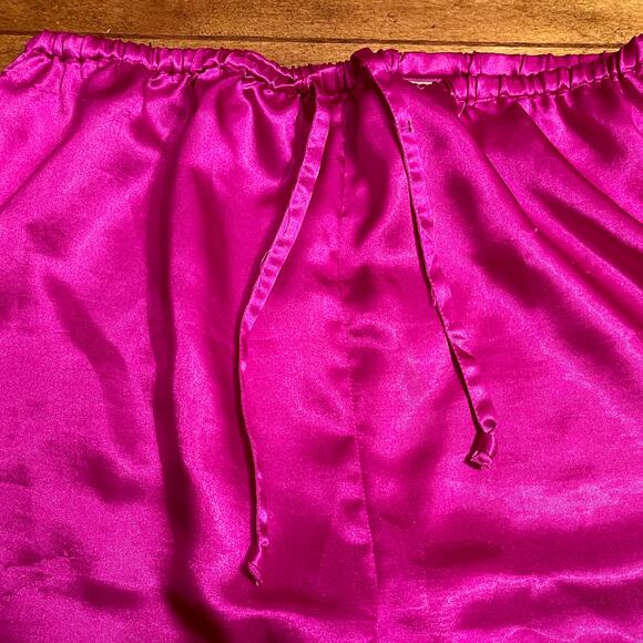 Valerie Stevens 2-Piece Pajama Set Womens Sz M Plum Color Soft Silky 00.1=A0037 - Picture 7 of 15